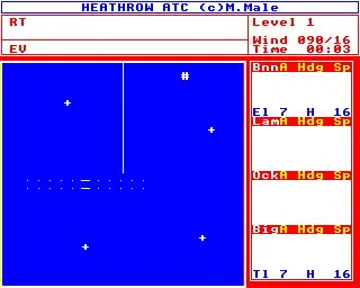 Heathrow ATC (1984)(M. Male) screen shot game playing